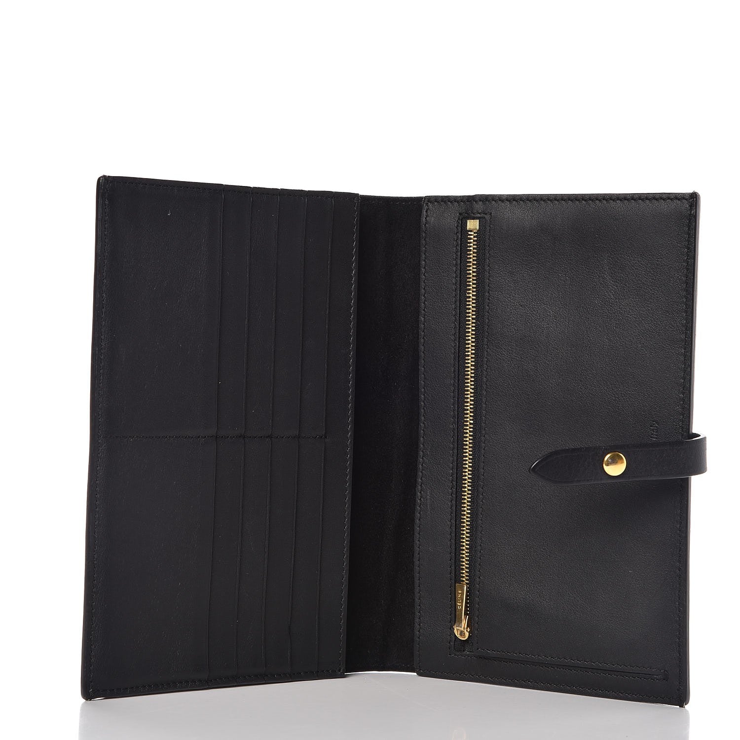 Celine Lizard Calfskin Large Multifunction Strap Wallet Natural 5 of 7