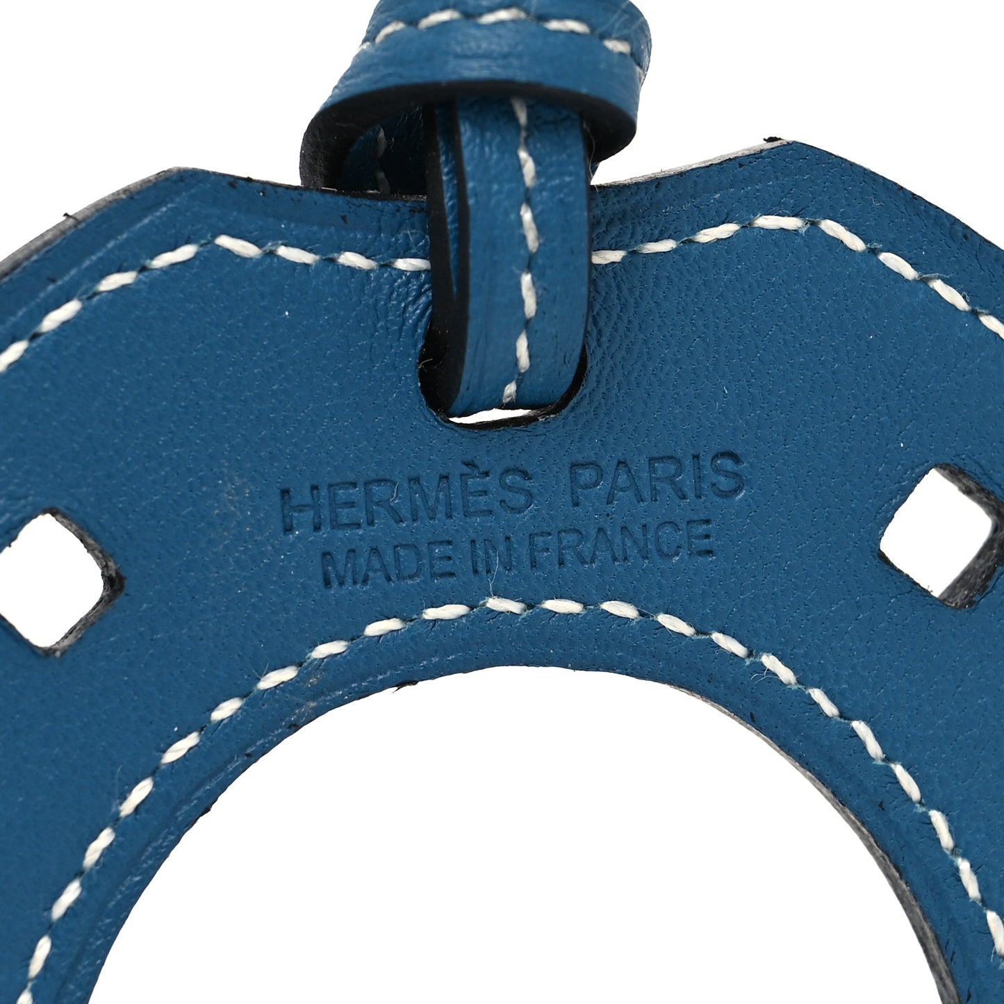 Swift Paddock Horseshoe Bag Charm Bleu De Galice Natural Sable
