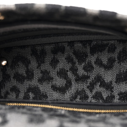 Christian Dior Canvas Mizza Embroidered Medium Lady D-Lite Gray 5 of 10