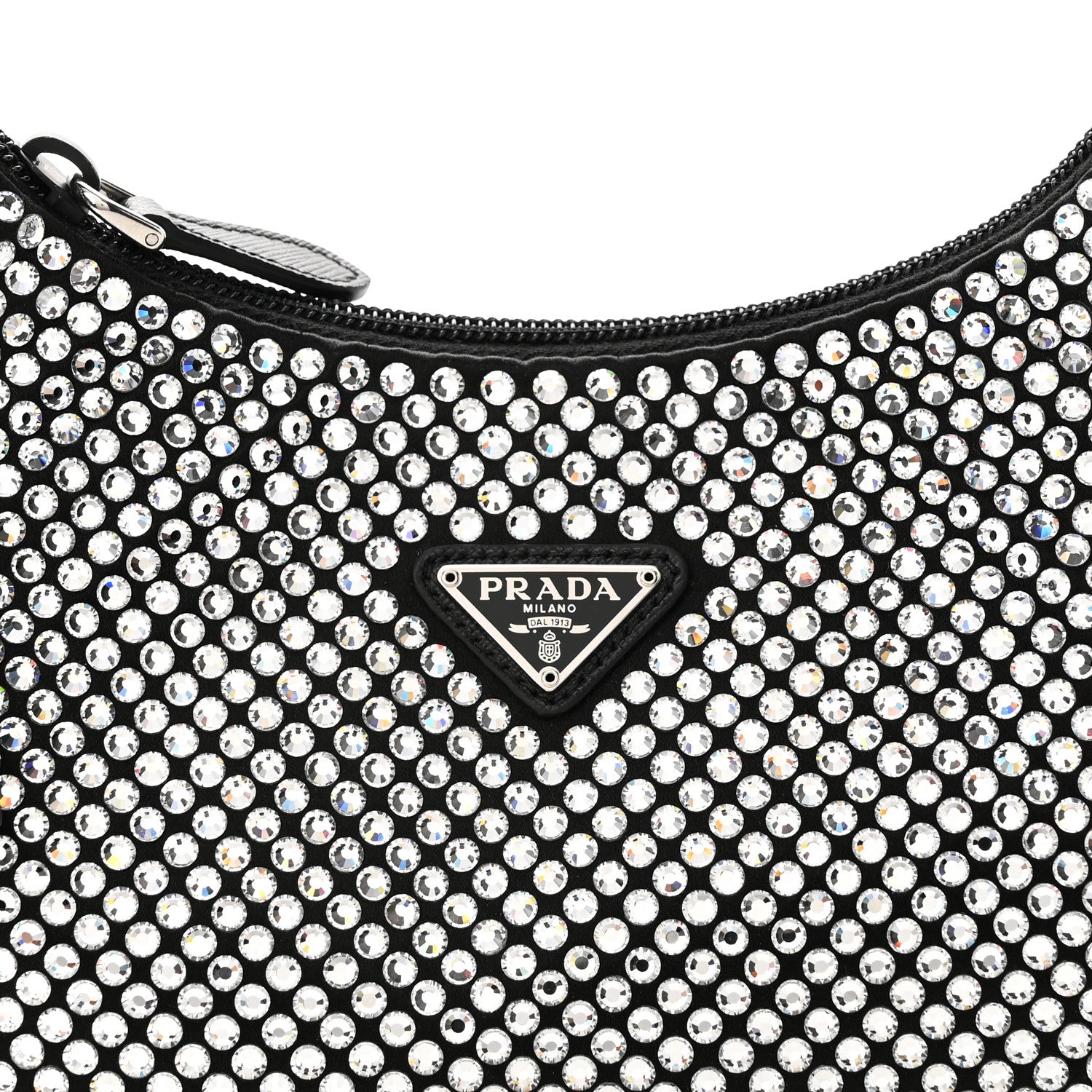 Prada Satin Crystal Mini Re-Edition 2000 Bag Cristal 8 of 12
