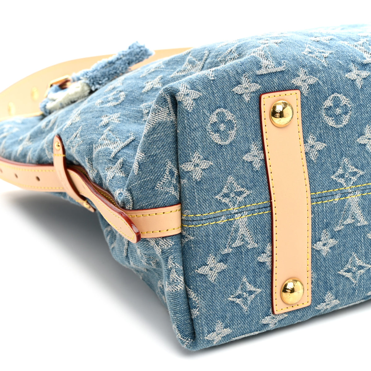 Monogram Denim CarryAll MM Blue