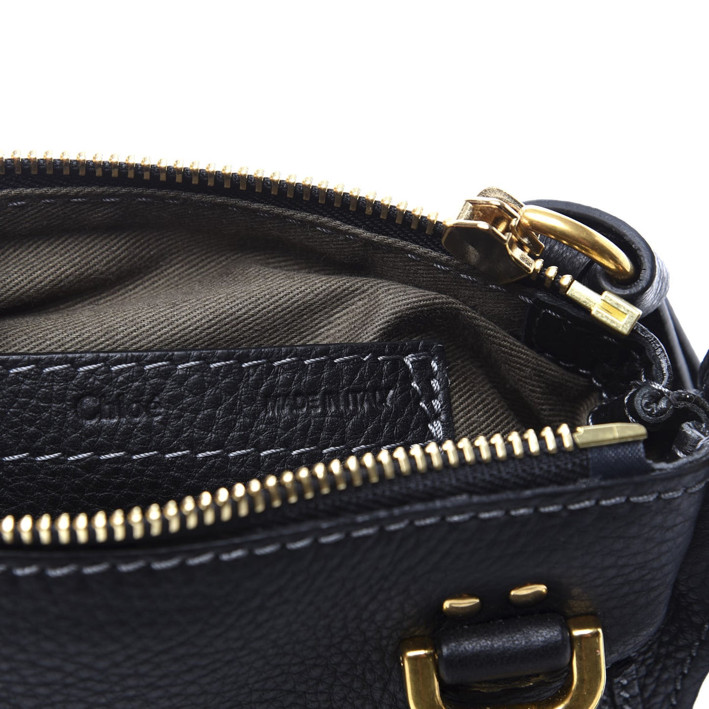 Calfskin Mini Marcie Satchel Black