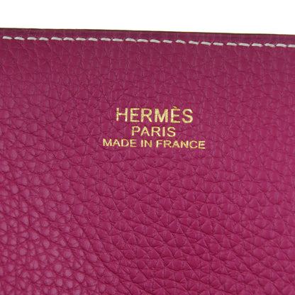 Hermes Taurillon Clemence Double Sens 45 Reversible Tote Marron Tosca 5 of 7