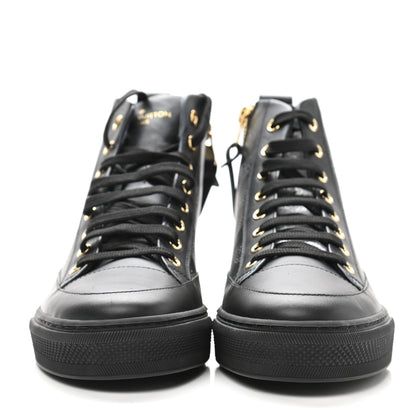 Louis Vuitton Calfskin Monogram Stellar Sneaker Boots 37 Black White 2 of 8