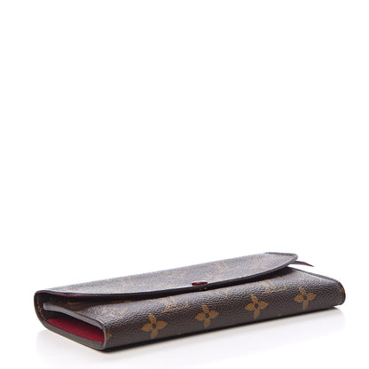Louis Vuitton Monogram Emilie Wallet Fuchsia 4 of 15