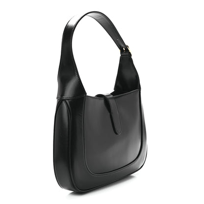 Gucci Boarded Dyana Lux Calfskin Small Jackie 1961 Hobo Black 3 of 12