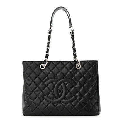 Chanel Caviar Quilted Grand Shopping Tote GST Black 1 of 11