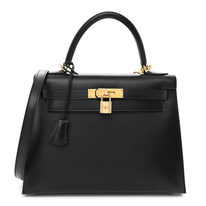 Hermes Box Kelly Sellier 28 Black 1 of 12