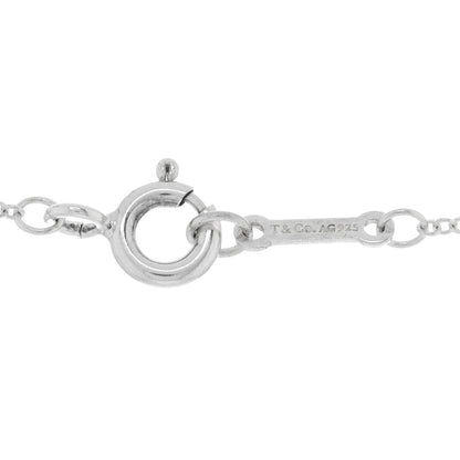 Tiffany Sterling Silver Paloma Picasso Olive Leaf Heart Pendant Necklace 4 of 4