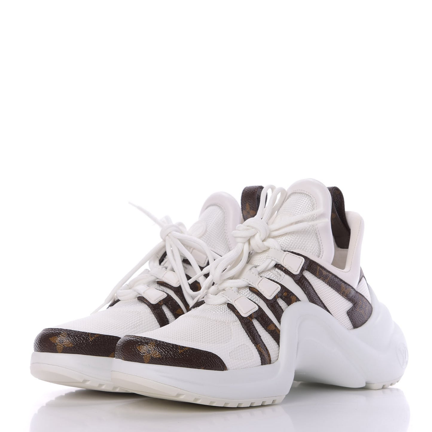 Patent Monogram LV Archlight Sneakers 37.5 White