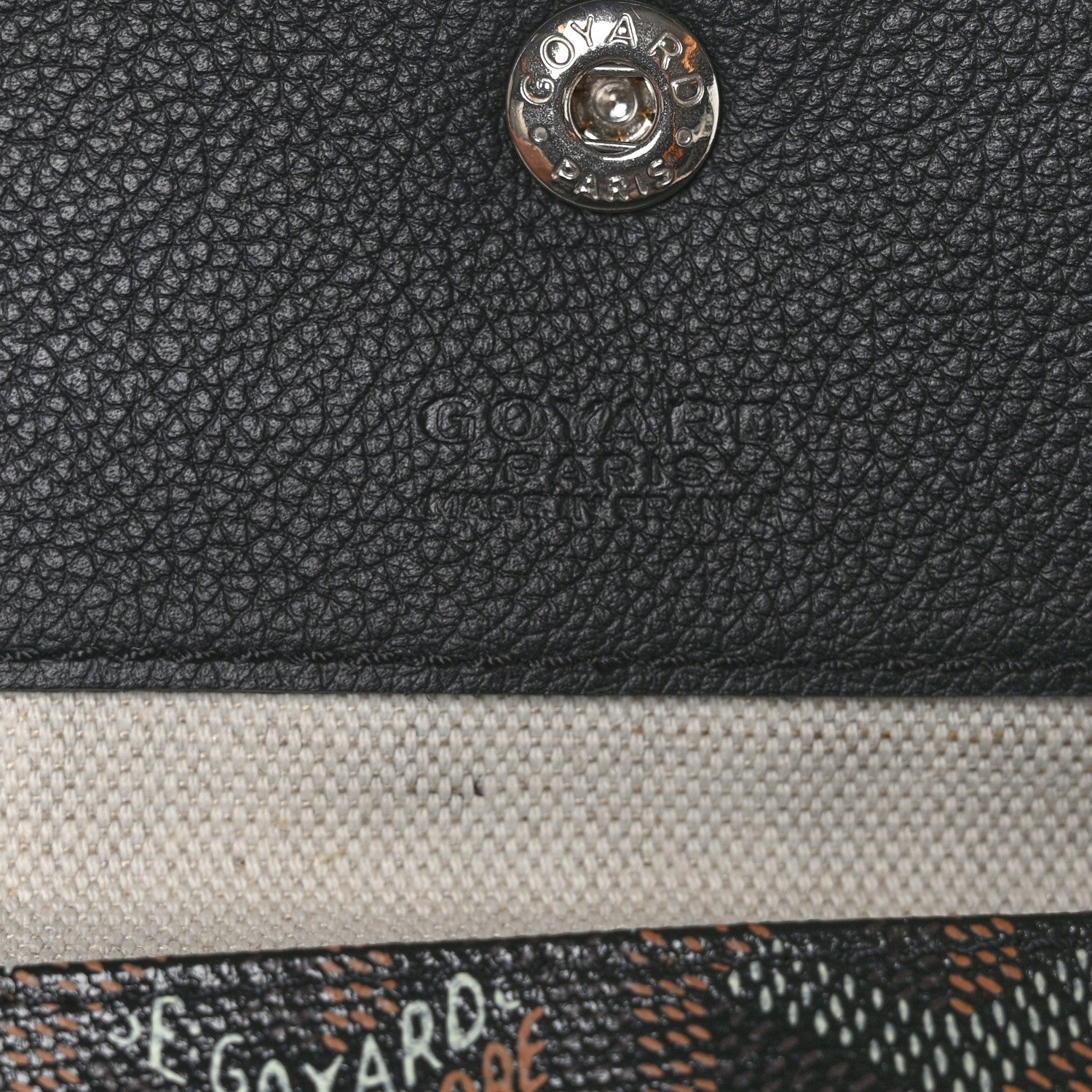 Goyard Goyardine Saint Louis GM Black 7 of 9