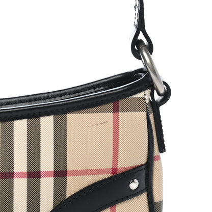 Burberry House Check Studded Shoulder Bag Black 10 of 11