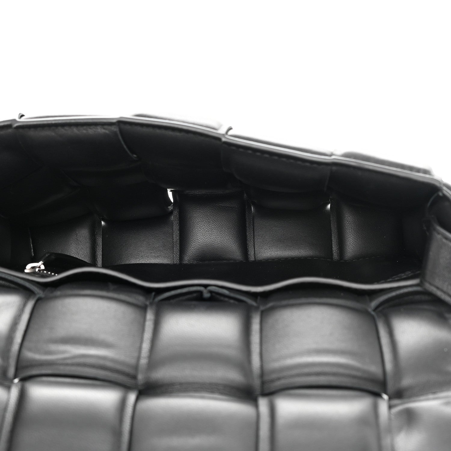 Bottega Veneta Nappa Maxi Intreccio Padded Cassette Crossbody Bag Black 5 of 15