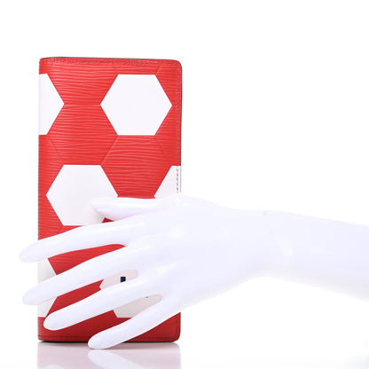 Louis Vuitton Epi World Cup Brazza Wallet Red 2 of 6