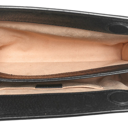 Gucci Calfskin GG Web Small Ophidia Chain Shoulder Bag Black 5 of 10