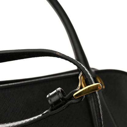 Prada Saffiano Lux Open Promenade Tote Black 12 of 13
