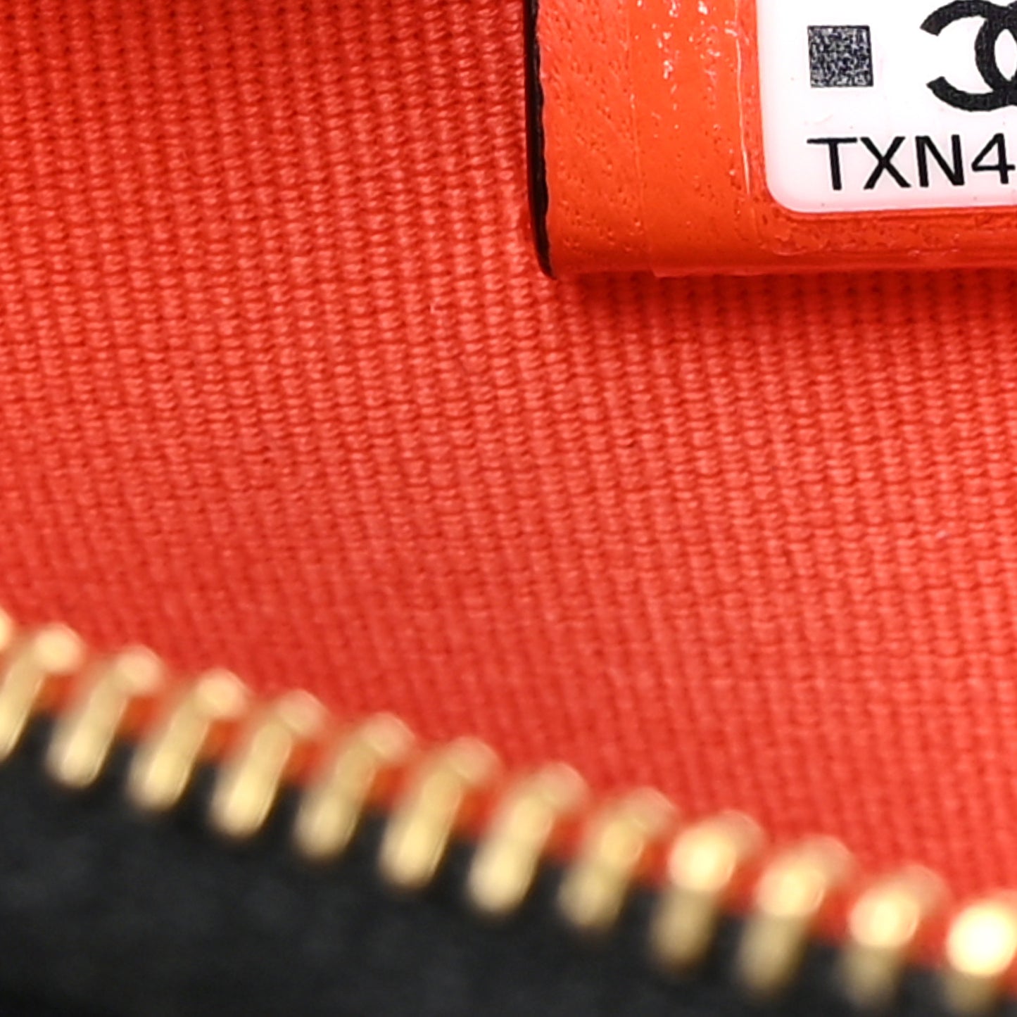 Lambskin Clownfish Clutch Orange White Black