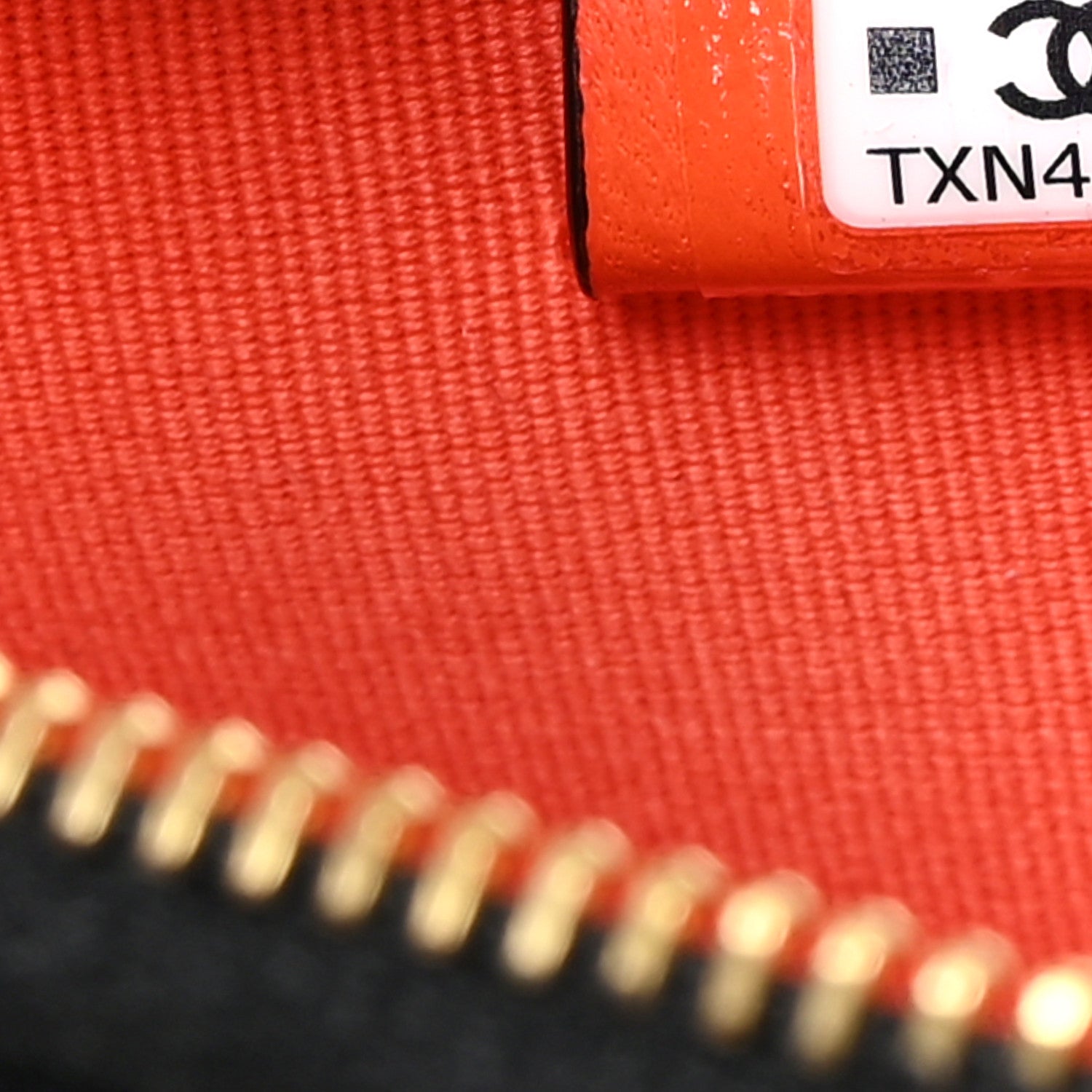 Chanel Lambskin Clownfish Clutch Orange White Black 7 of 7