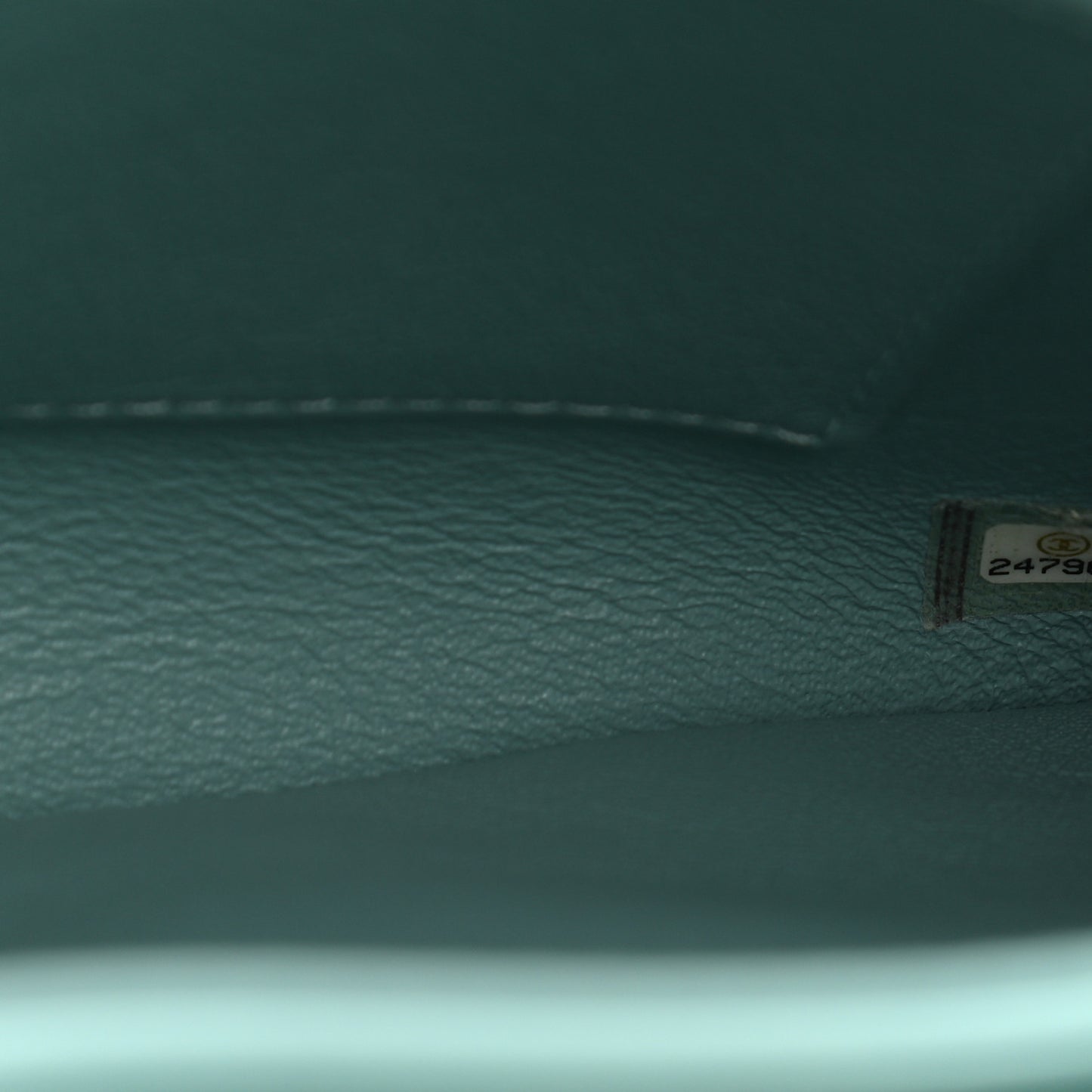 Lambskin Quilted Medium Trendy CC Flap Dual Handle Bag Light Green