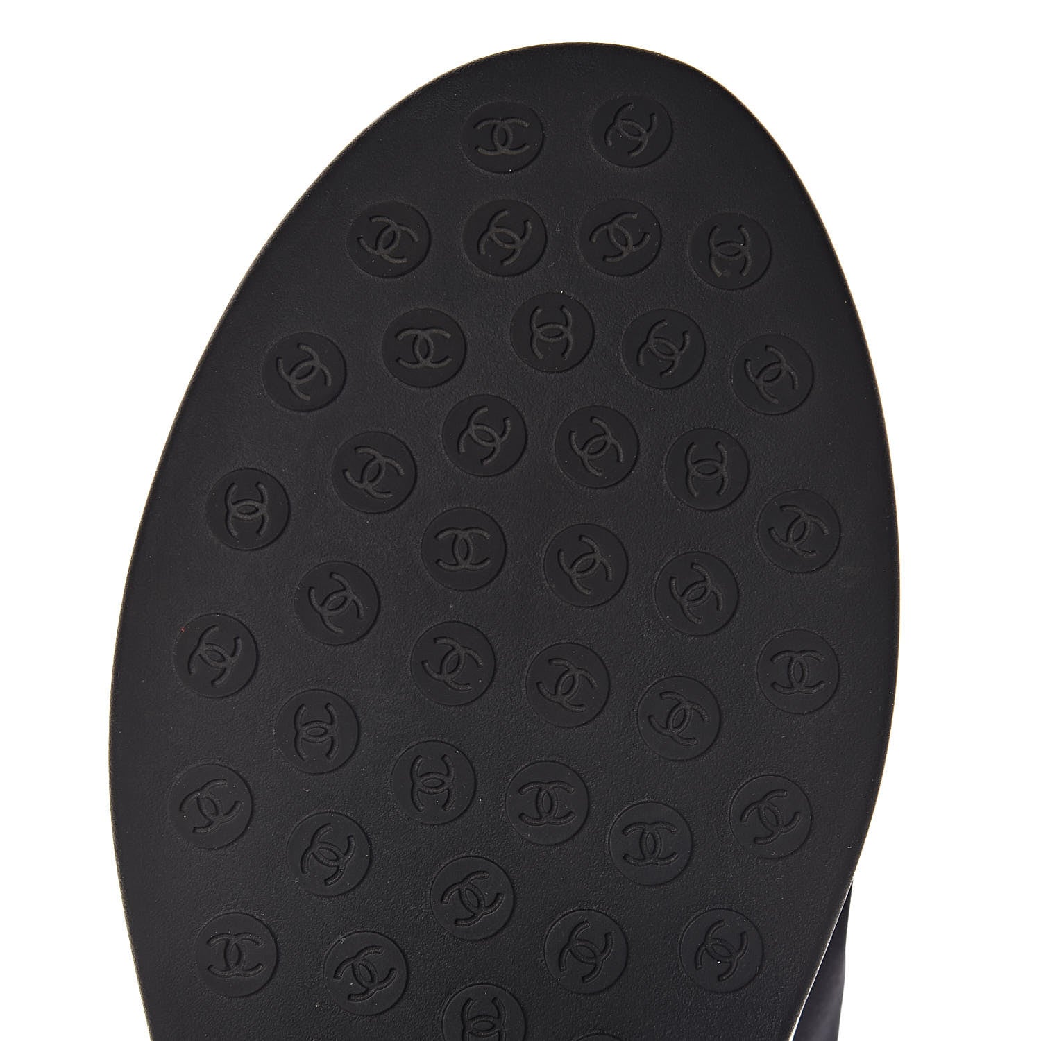 Chanel Lycra Womens CC Sneakers 40 Black 10 of 11