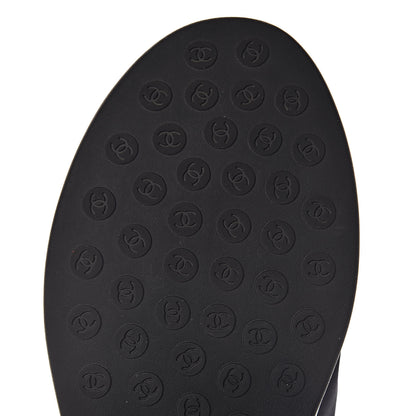 Chanel Lycra Womens CC Sneakers 40 Black 10 of 11