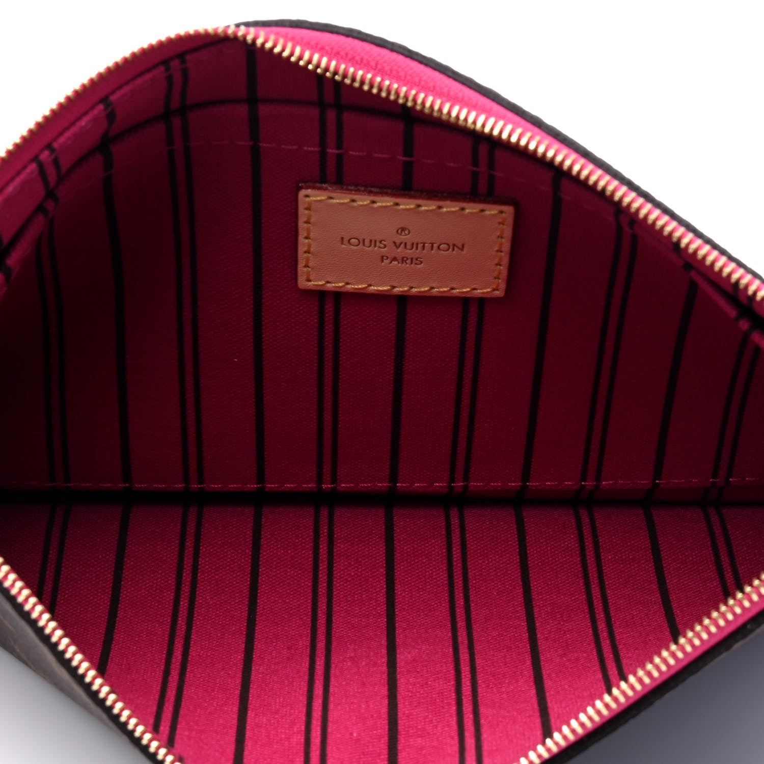 Louis Vuitton Monogram Neverfull MM GM Pochette Pivoine 3 of 4