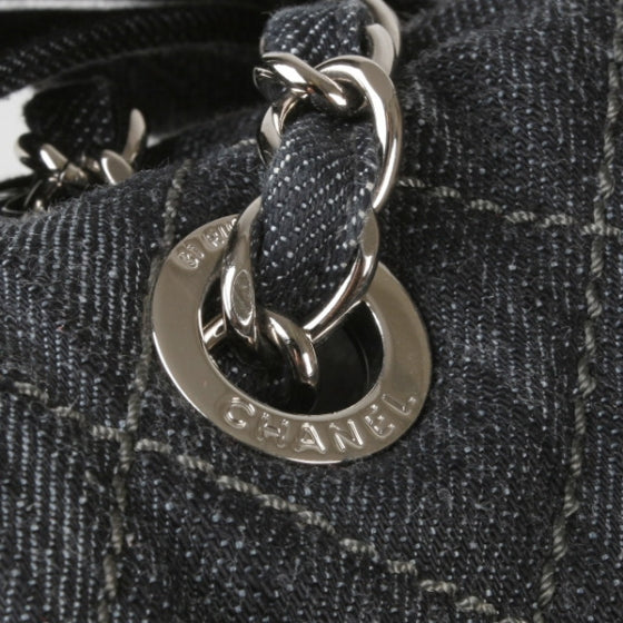 Denim Quilted Stretch Spirit Messenger Bag