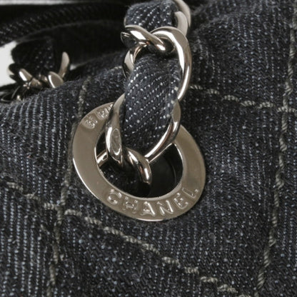 Chanel Denim Quilted Stretch Spirit Messenger Bag 6 of 16