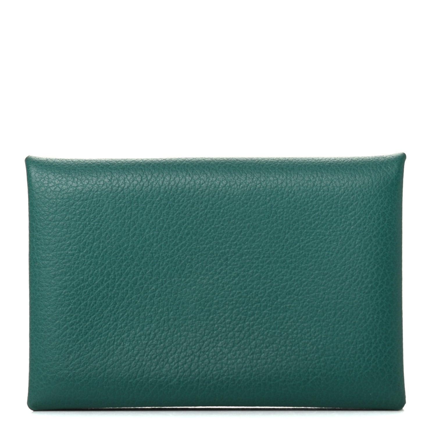 Hermes Evercolor Calvi Verso Card Case Malachite Bleu Atoll 1 of 7