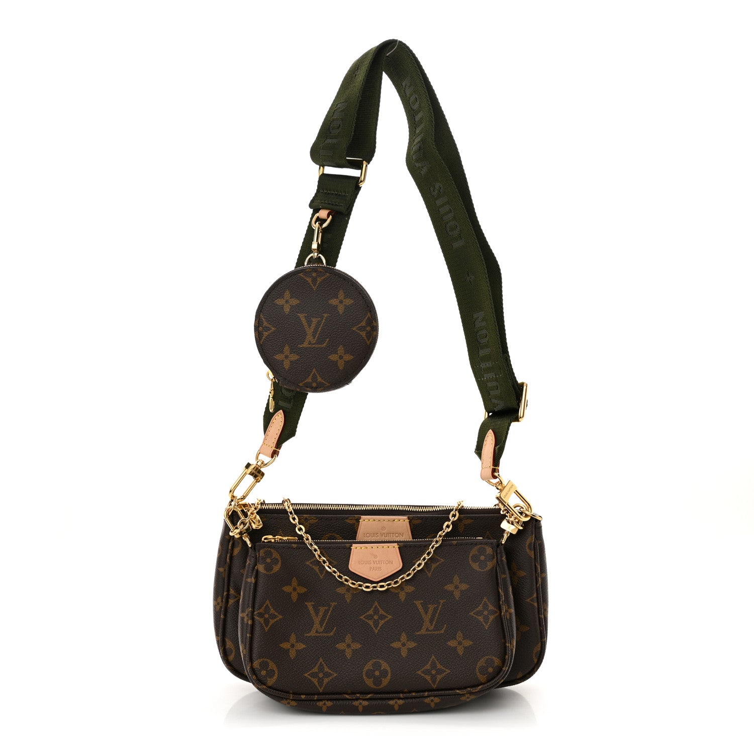 Louis Vuitton Monogram Multi Pochette Accessories Kaki 1 of 11