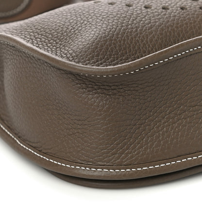 Hermes Taurillon Clemence Evelyne III PM Etoupe 7 of 9