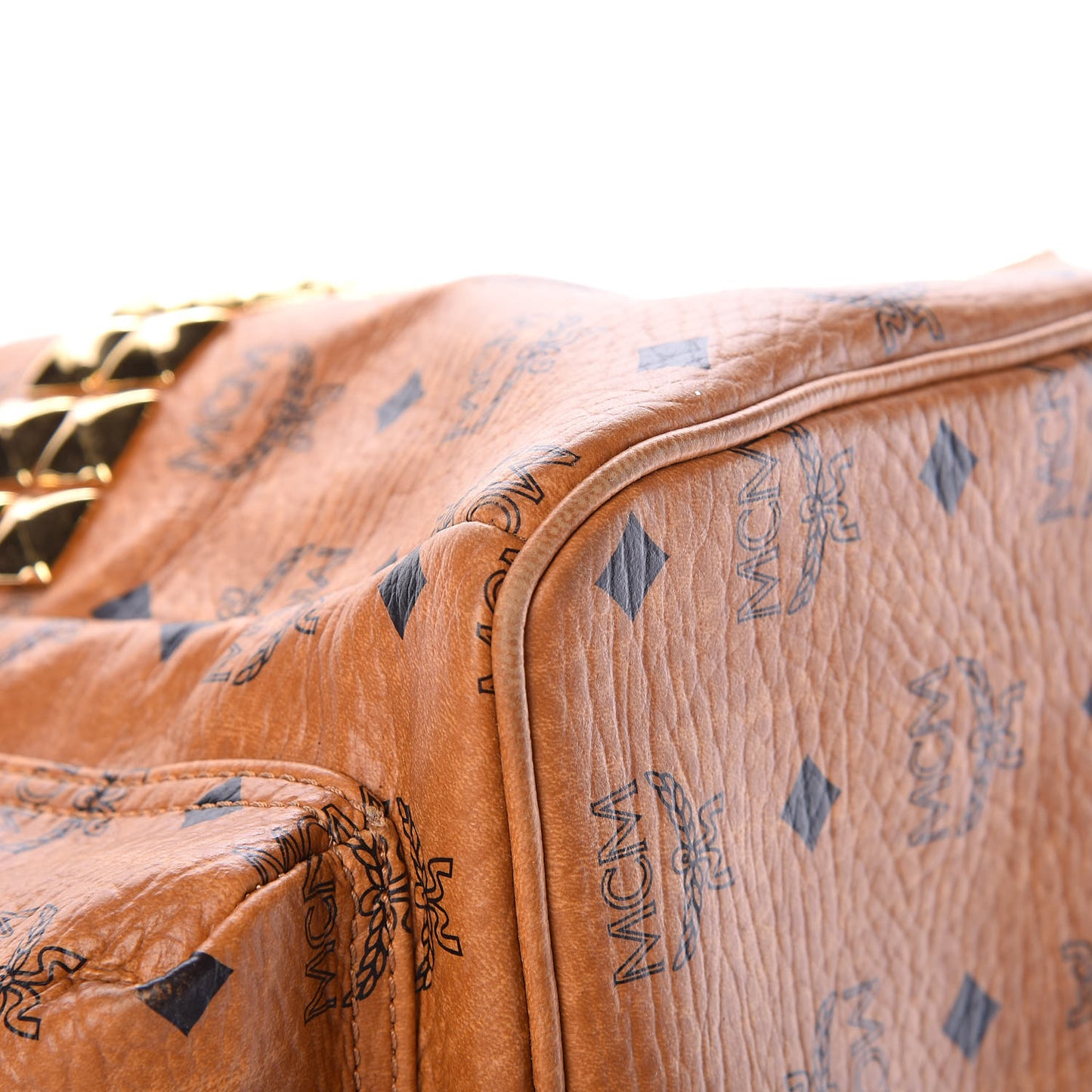 Visetos Medium Side Studs Stark Backpack Cognac