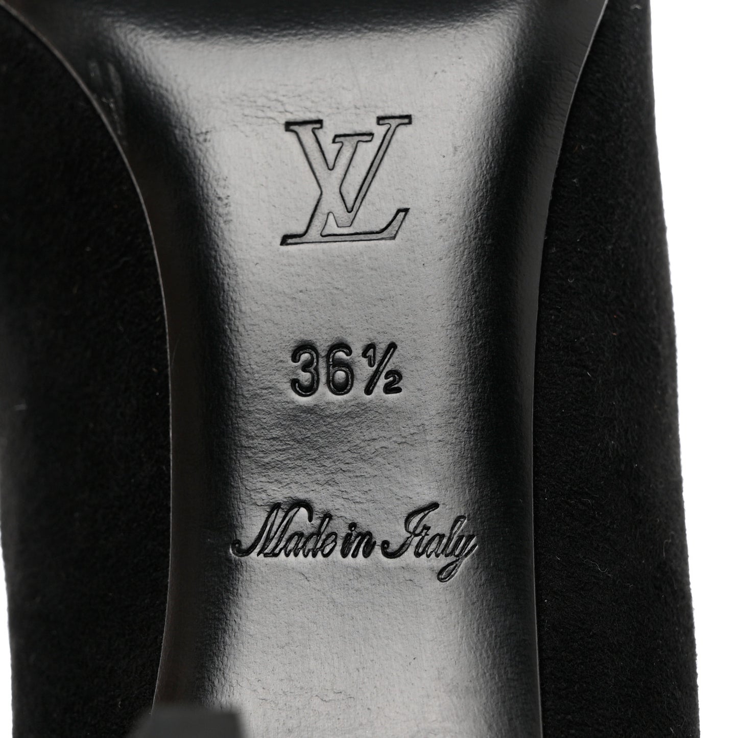 Suede Uniformes Pumps 36.5 Black