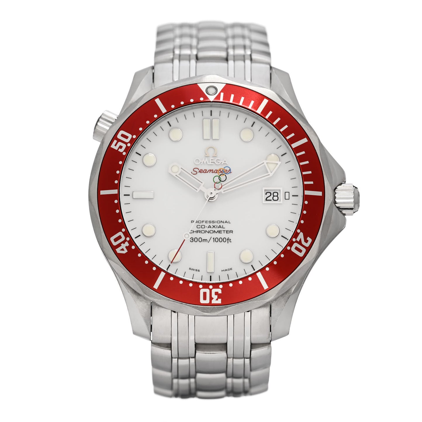 Stainless Steel 41mm Seamaster Professional Diver 300 Olympic Collection Automatic Watch 212.30.41.20.04.001