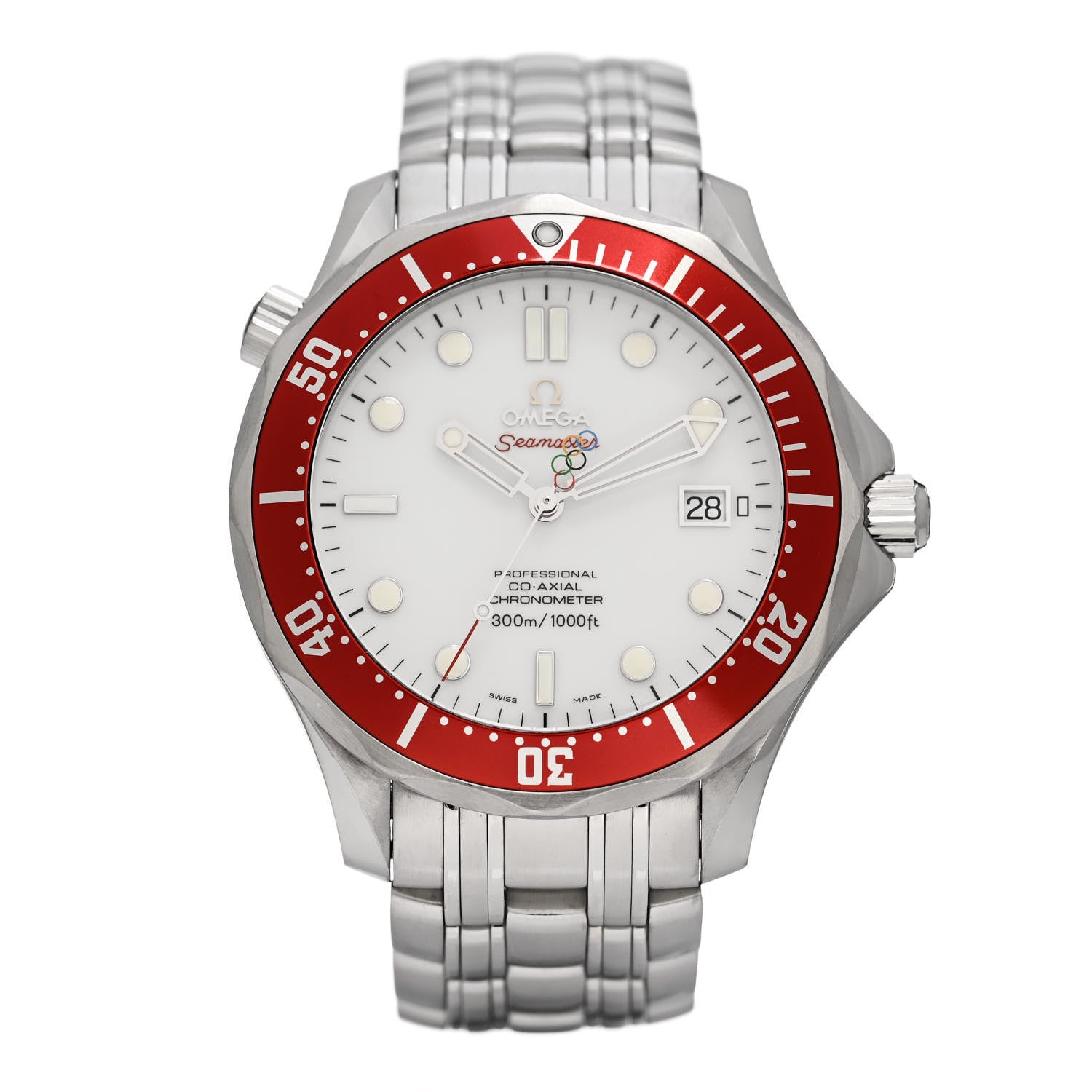 Omega Stainless Steel 41mm Seamaster Professional Diver 300 Olympic Collection Automatic Watch 212.30.41.20.04.001 1 of 7