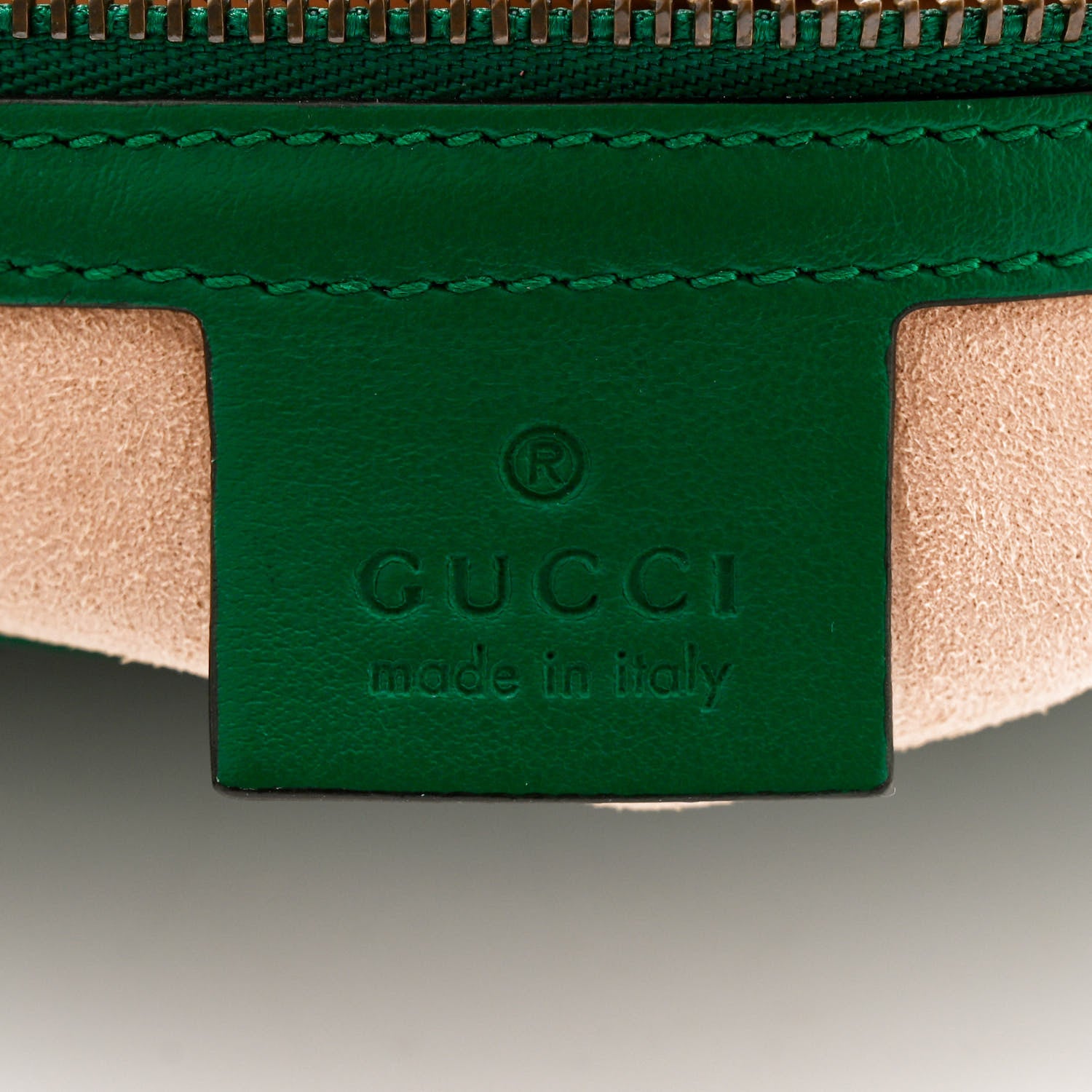 Gucci Calfskin Matelasse Small GG Marmont Shoulder Bag Emerald Green 6 of 14