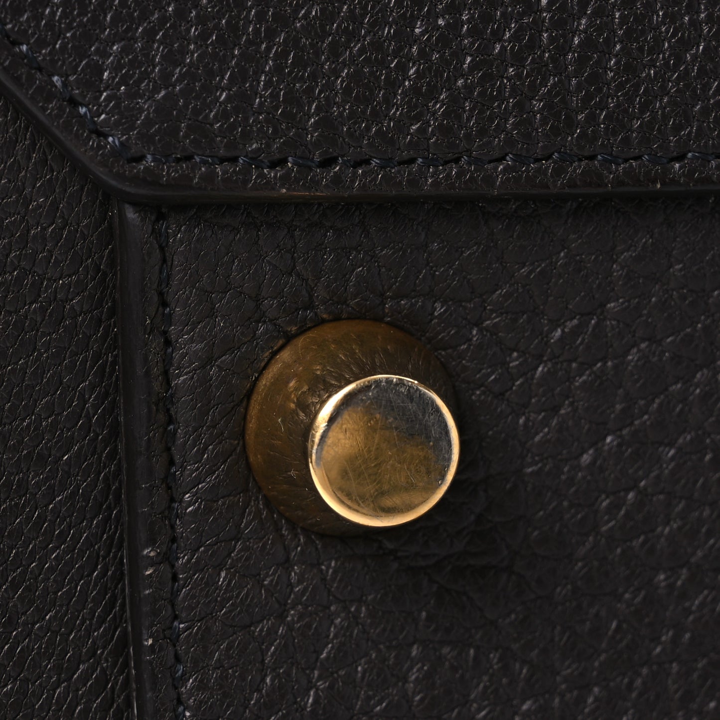Calfskin Smooth Grained Mini Belt Bag Dark Brown