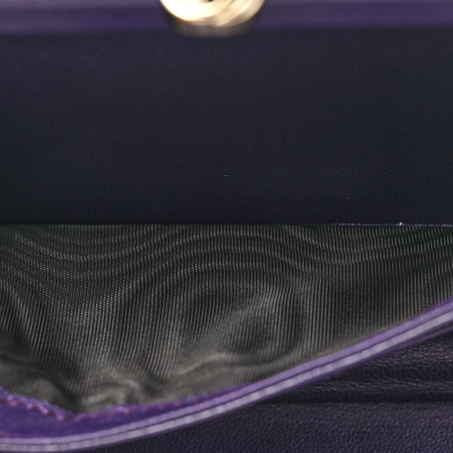 Gucci Satin Swarovski Crystal Clutch Purple 9 of 12