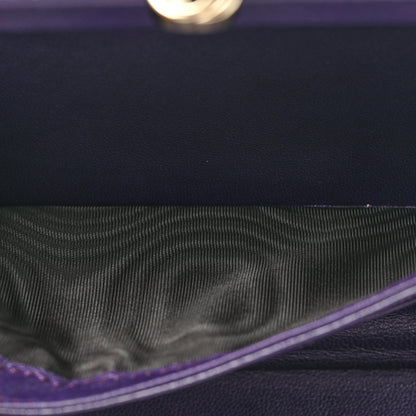 Gucci Satin Swarovski Crystal Clutch Purple 9 of 12