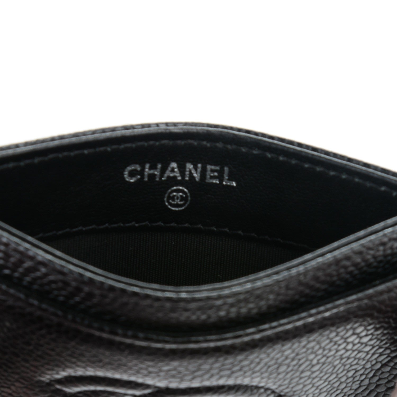 Chanel Caviar Timeless CC Card Holder Black 6 of 8