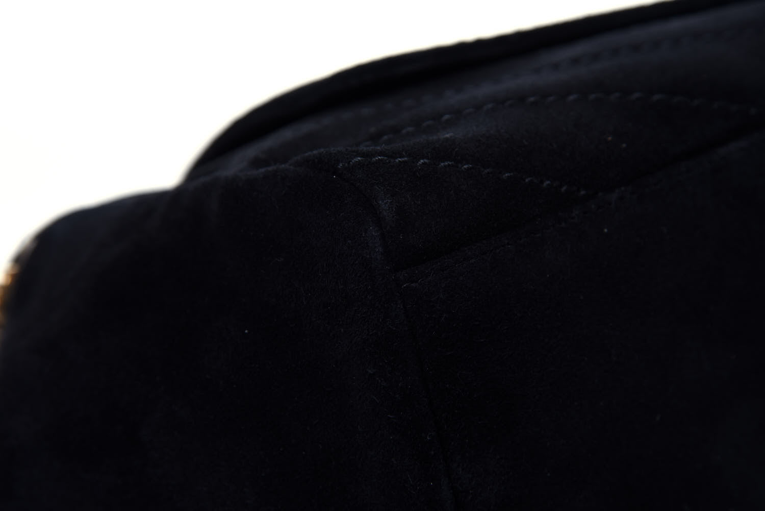 Saint Laurent Suede Chevron Monogram Small Nolita Black 11 of 13