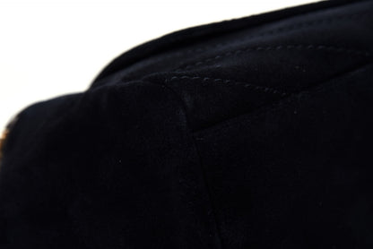 Saint Laurent Suede Chevron Monogram Small Nolita Black 11 of 13