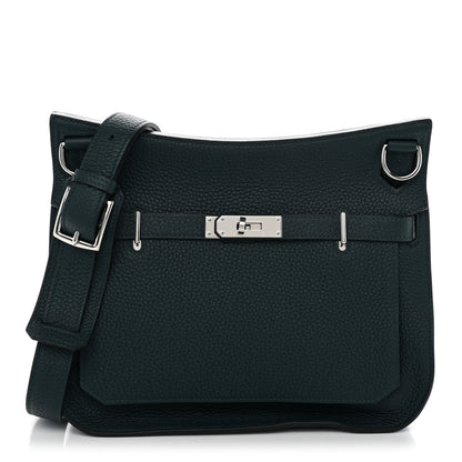 Hermes Taurillon Clemence Jypsiere 28 Vert Cypress 1 of 10