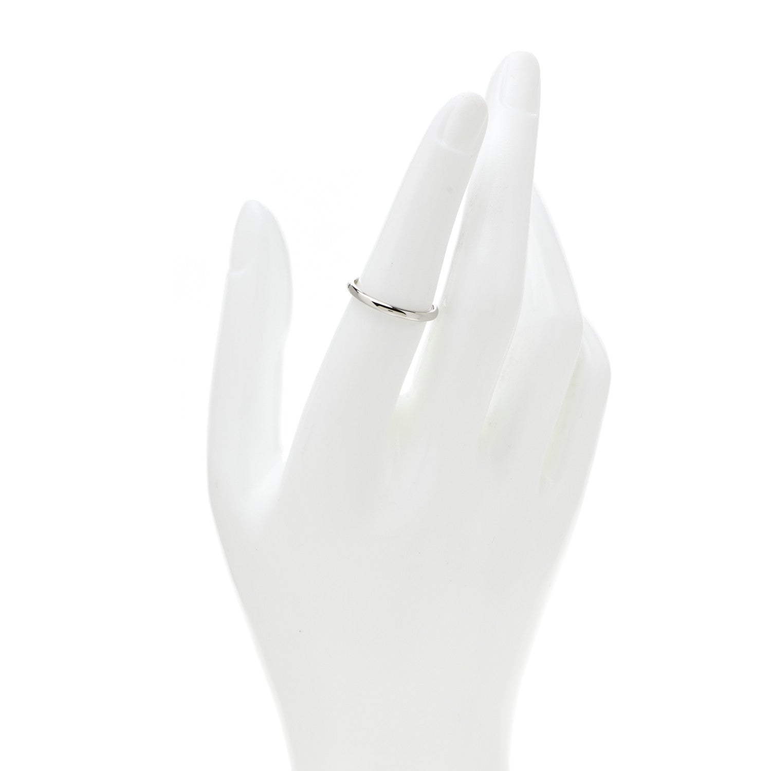 Cartier Platinum 2mm 1895 Wedding Band Ring 53 6.5 2 of 6