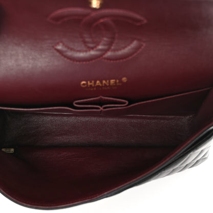 Chanel Lambskin Quilted Medium Double Flap Black 5 of 13