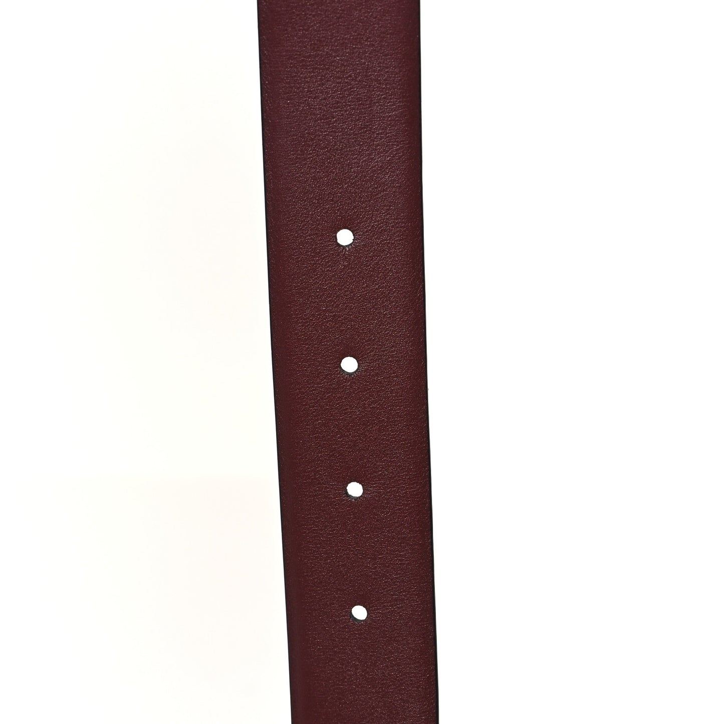 Calfskin CC Reversible Belt 90 36 Black Burgundy