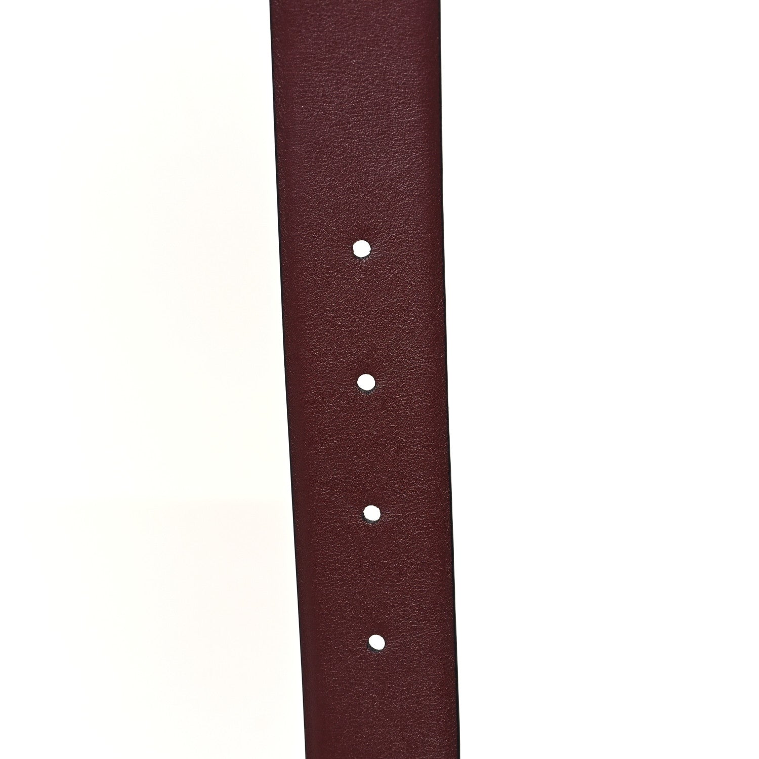 Chanel Calfskin CC Reversible Belt 90 36 Black Burgundy 3 of 4