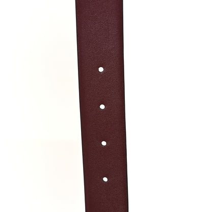 Chanel Calfskin CC Reversible Belt 90 36 Black Burgundy 3 of 4