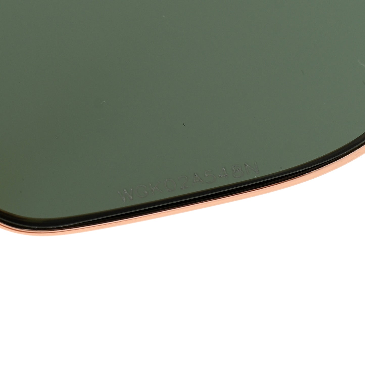 Metal Stellaire 8 Sunglasses Rose Gold Green