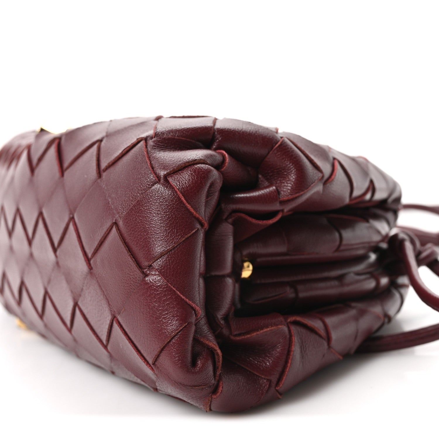 Bottega Veneta Nappa Intrecciato Studded The Mini Pouch Barolo 10 of 11
